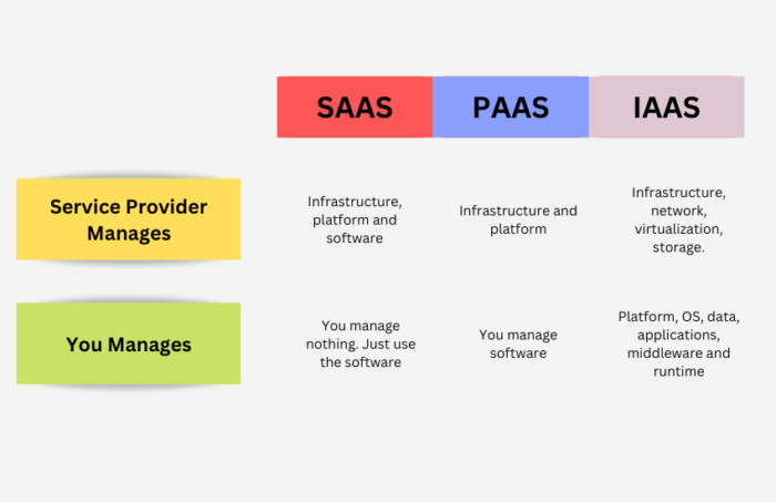 SAAS vs. PAAS vs. IAAS (What's the Difference?) A Comprehensive Guide ...